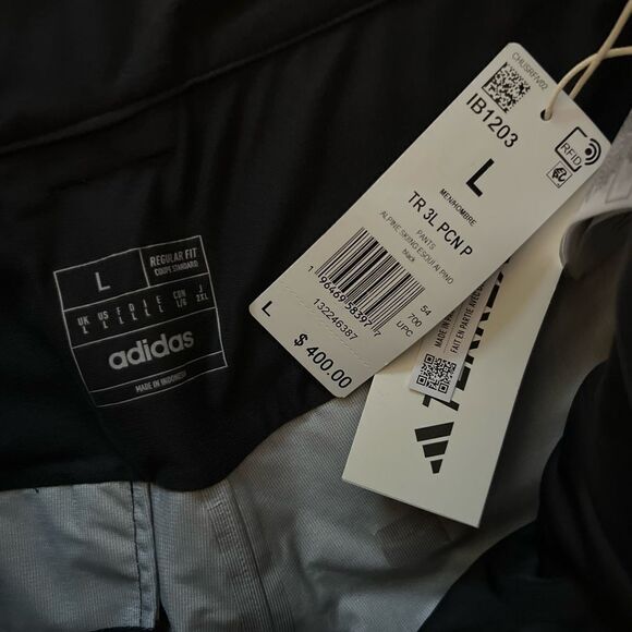 adidas Terrex Techrock 3L Nylon Pants Ski Waterproof - Picture 13 of 16